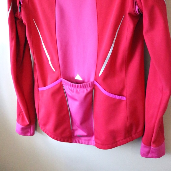 GORE Windstopper Bike Wear Women's Med Cycling Jacket Pink Softshell Commuting - Picture 7 of 16